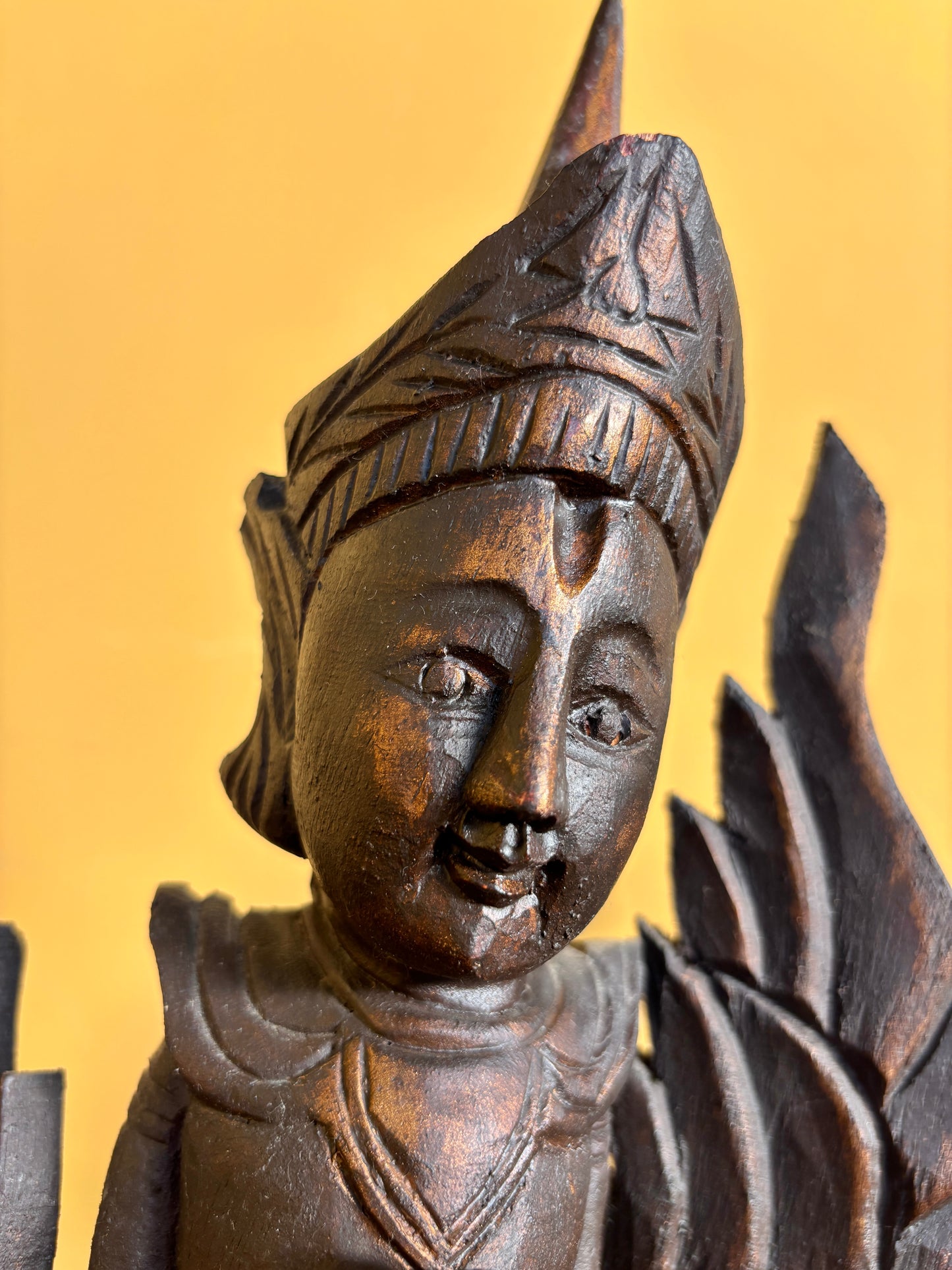 Pair of wooden Gods/Goddesses