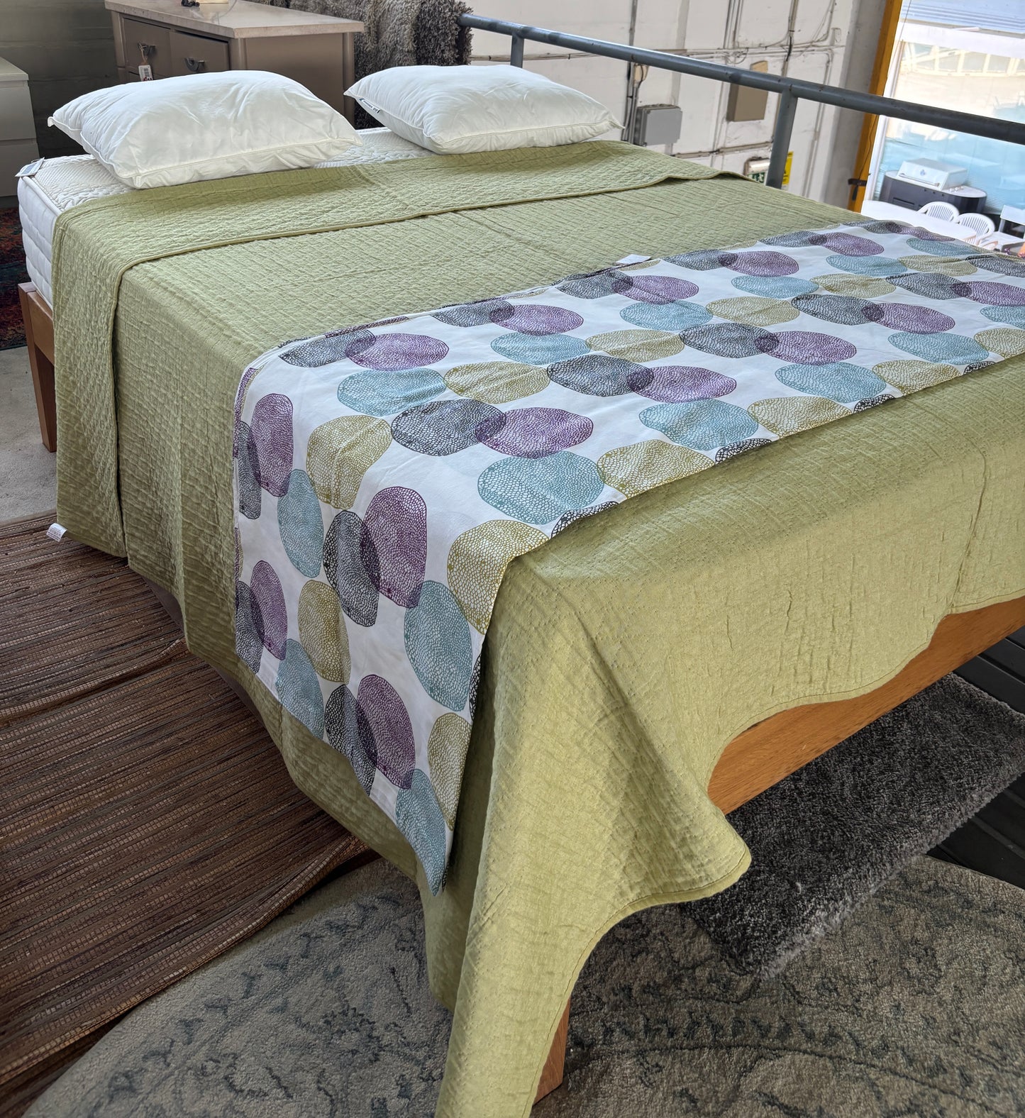 Bed frame and mattress
