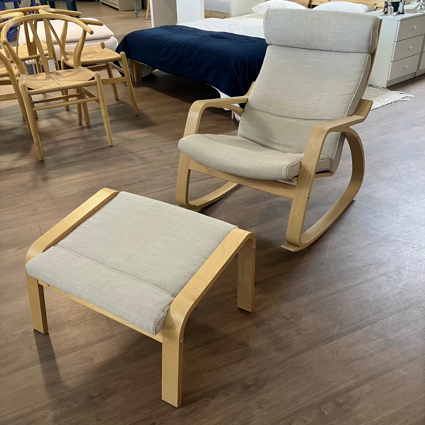 Chair and Footstool