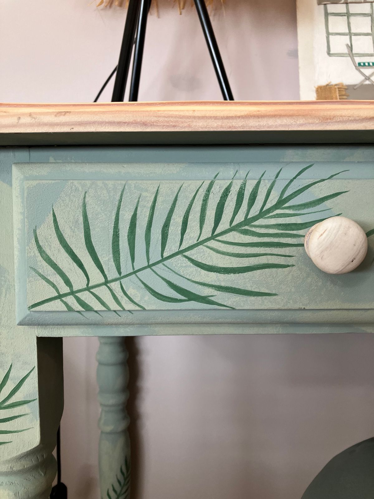 Dresser with Stool