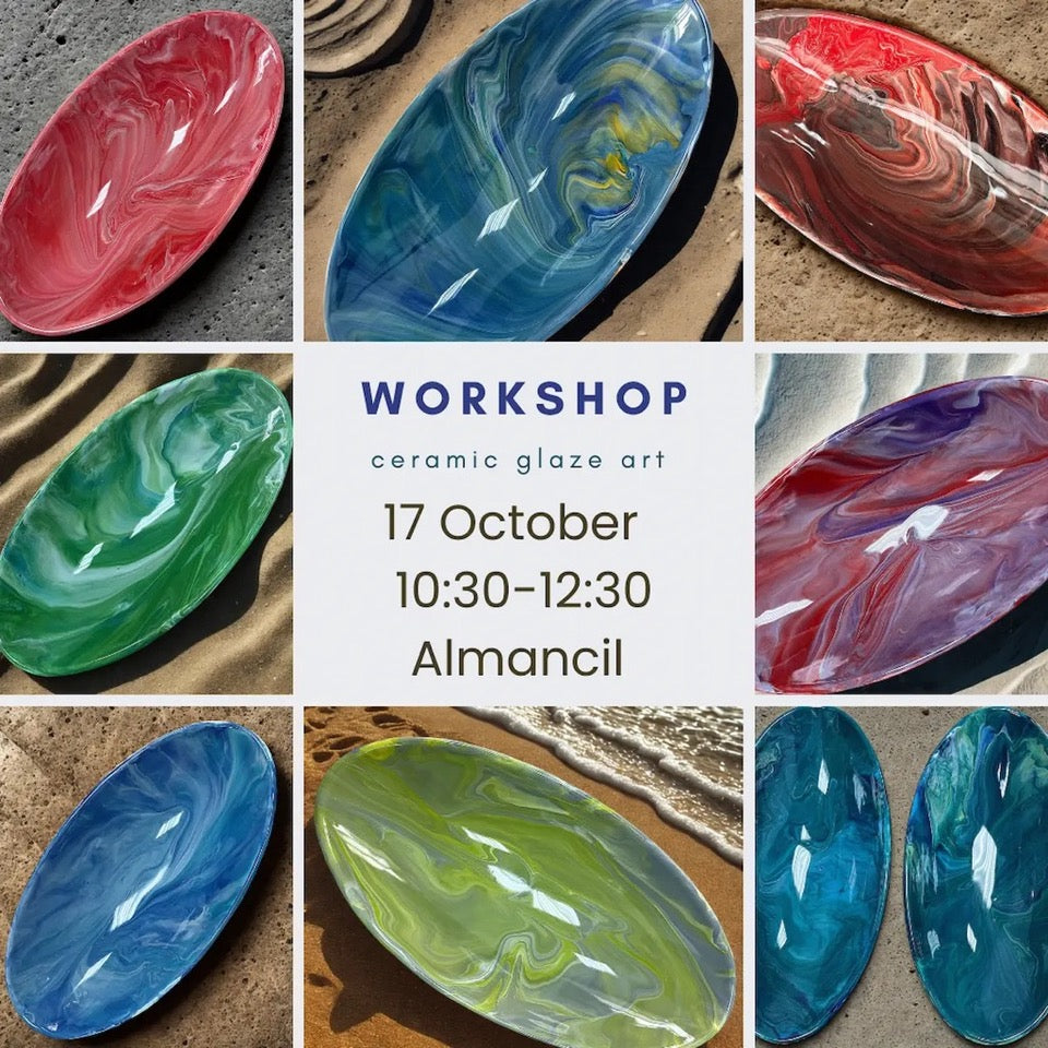 Ceramics Glaze Art Workshop - October 17th ALMANCIL
