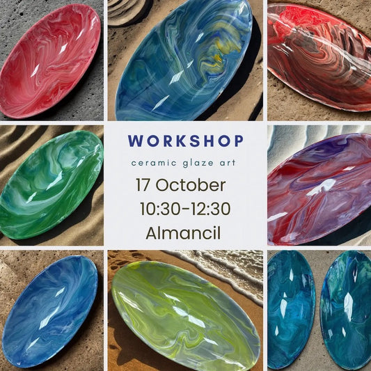 Ceramics Glaze Art Workshop - October 17th ALMANCIL