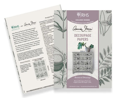 Decoupage Paper – Botanical Drawings