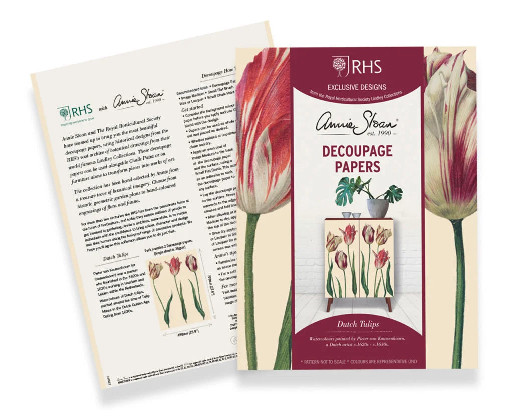 Papel Decoupage RHS – Tulipas Holandesas