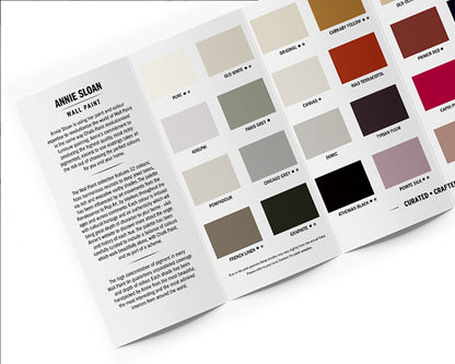 Wall Paint Colour Card