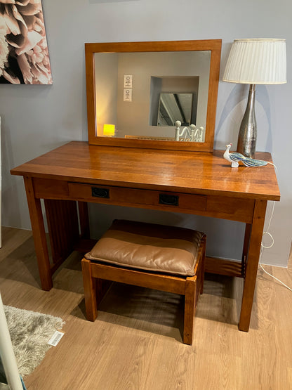 Dressing Table with Mirror and Stool