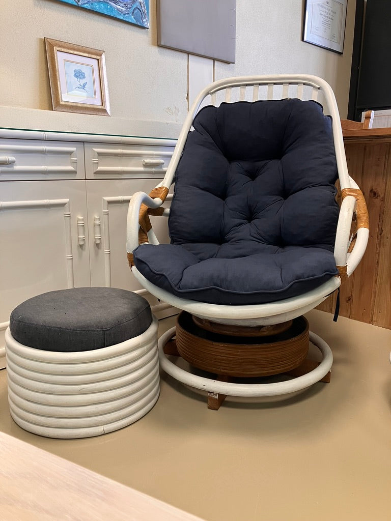 Rocking Chair with Footstool