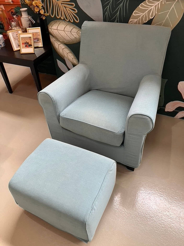 Armchair with Footstool