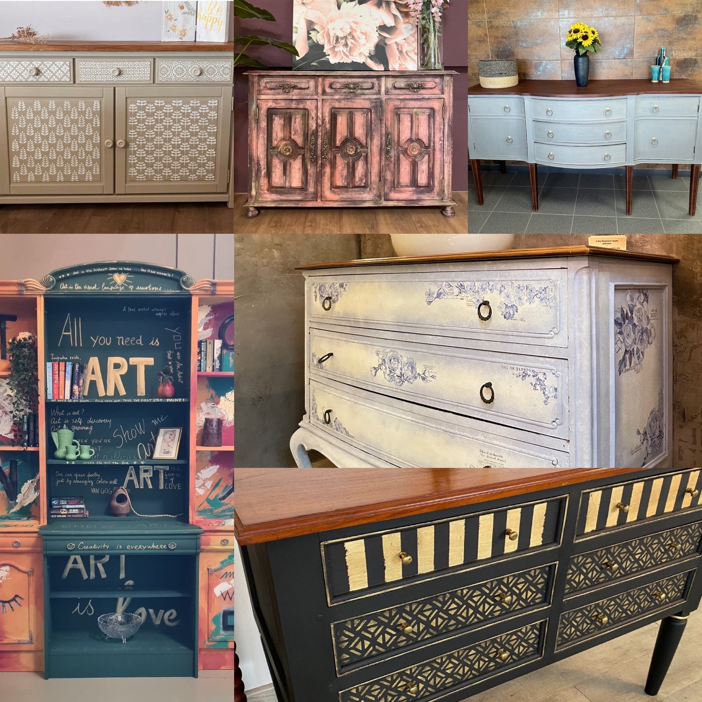 Annie Sloan Basics Level 1 – Thurs 2nd April – ALMANCIL