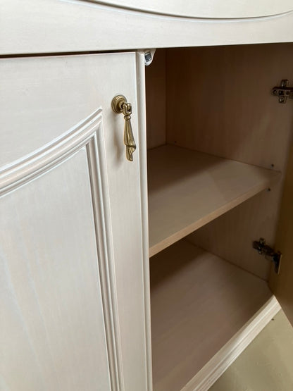 Sideboard with matching mirror