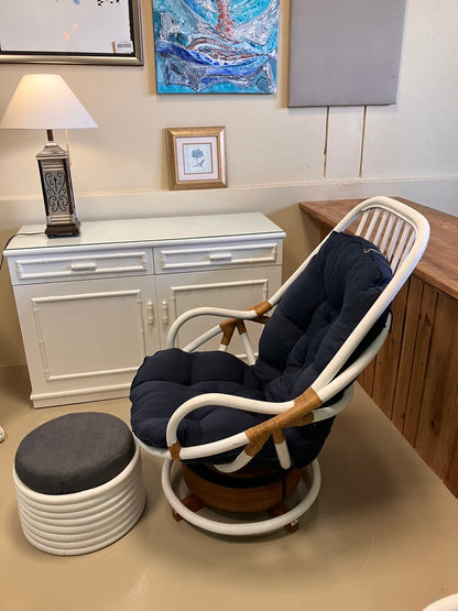 Rocking Chair with Footstool