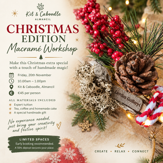 CHRISTMAS EDITION | MACRAMÉ WORKSHOP NOV 20th - Almancil
