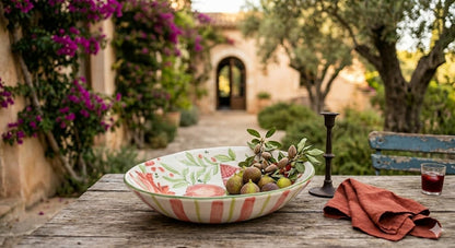 Paint Your Own Artisan Salad Bowl Workshop - 18th September - ALMANCIL