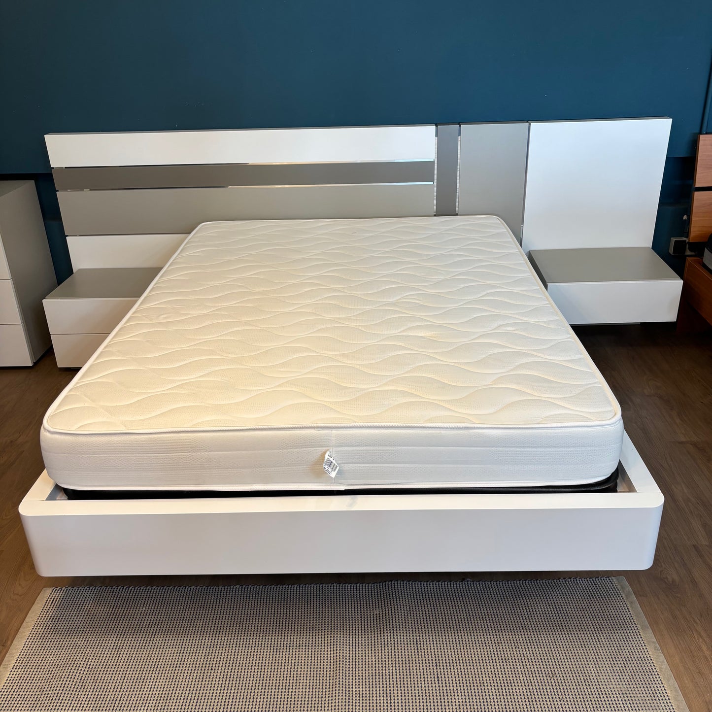 Double Bed & Bedside Tables