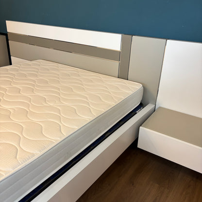 Double Bed & Bedside Tables