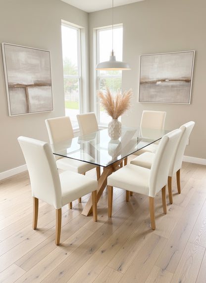 Mesa de jantar e cadeiras