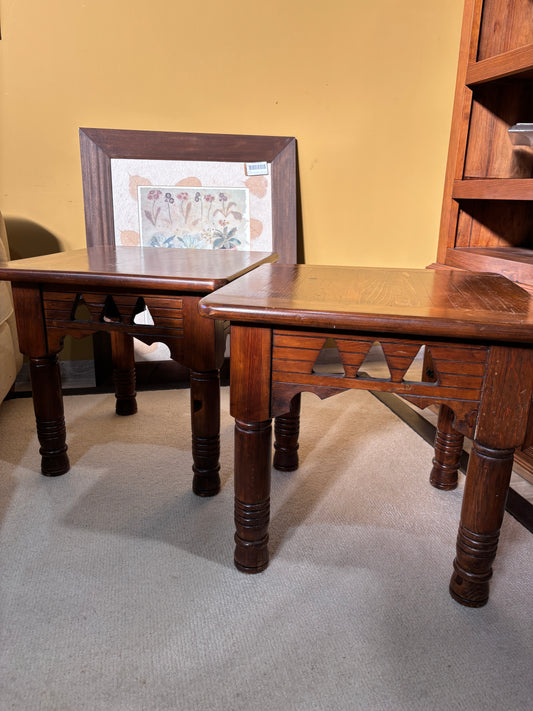 Pair of side tables