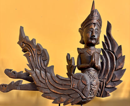 Pair of wooden Gods/Goddesses