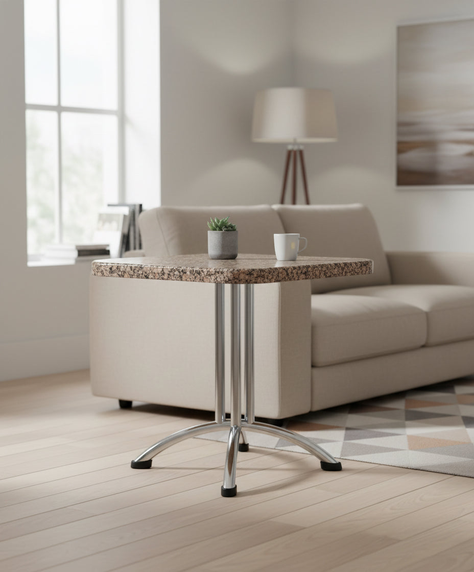 Par de mesas de apoio