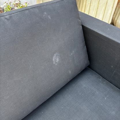 Sofa with Armchair and Coffee Table