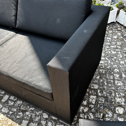 Sofa with Armchair and Coffee Table