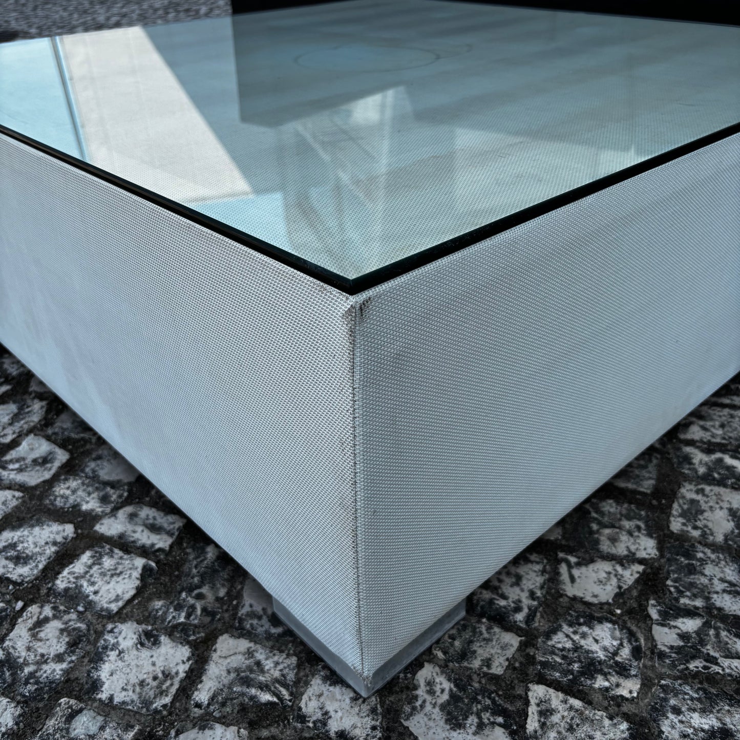 Sofa with Armchair and Coffee Table