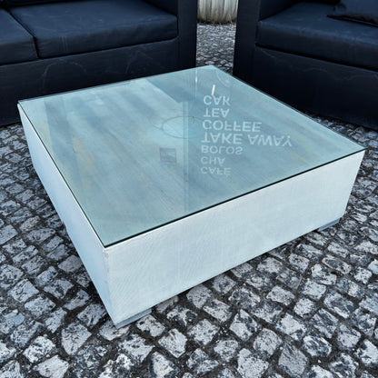 Sofa with Armchair and Coffee Table