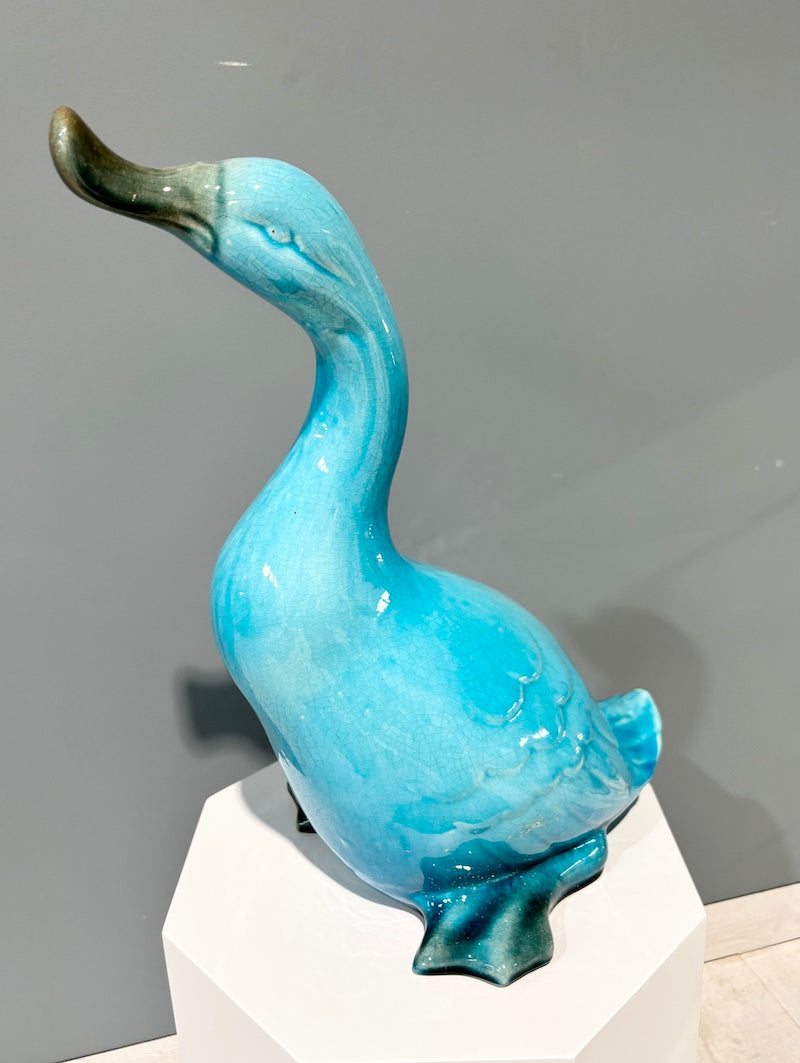 Pato de cerâmica