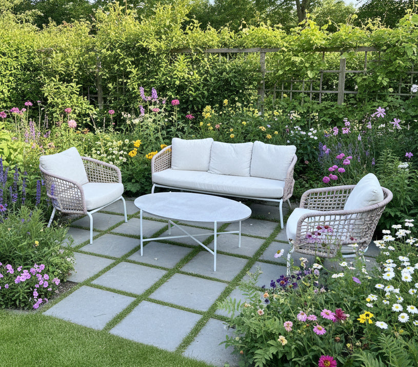 Conjunto para pátio de jardim