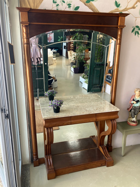 Console Table with Mirror