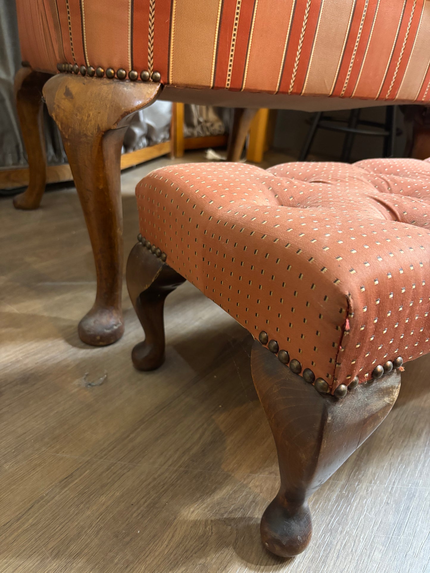 Armchair with Footstool