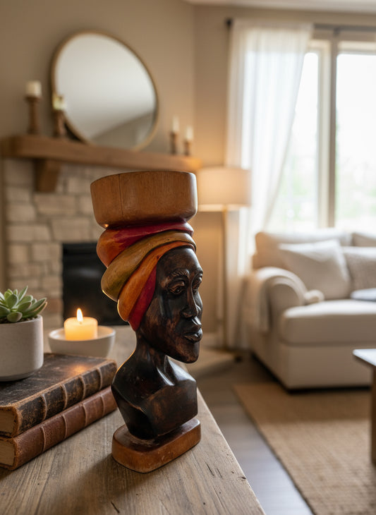 Escultura de decoração