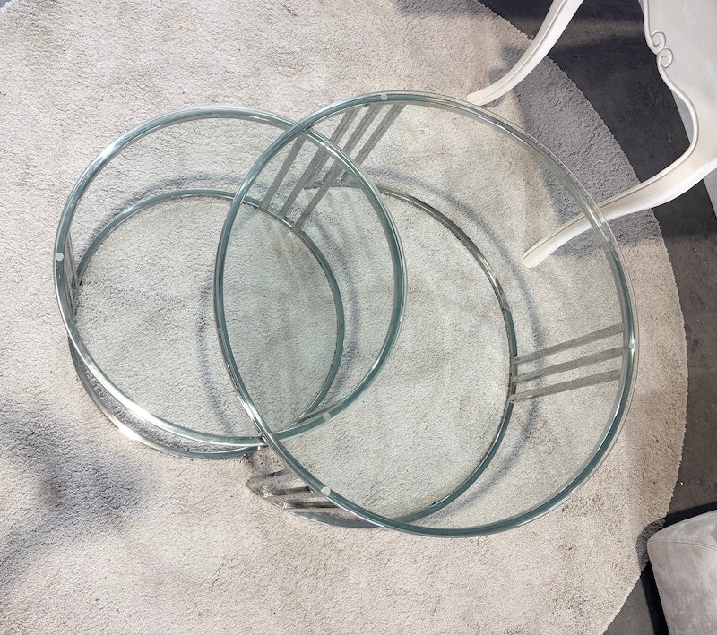 Conjunto de Mesas de Centro Encaixáveis
