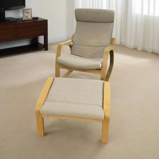 Chair and Footstool