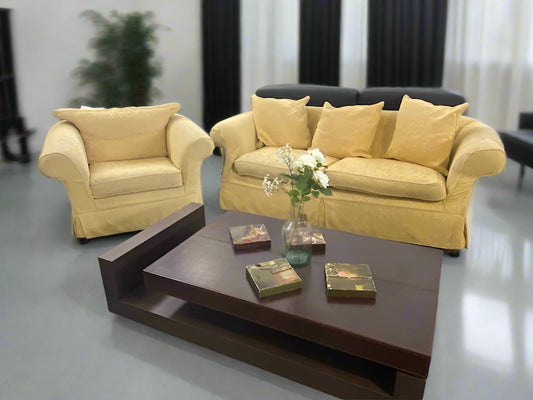 Three Seater Sofa & Armchair