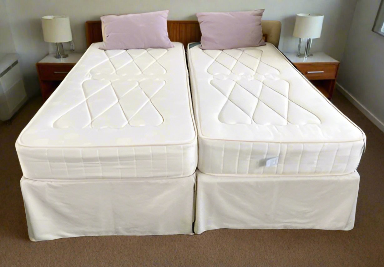 Pair of single beds