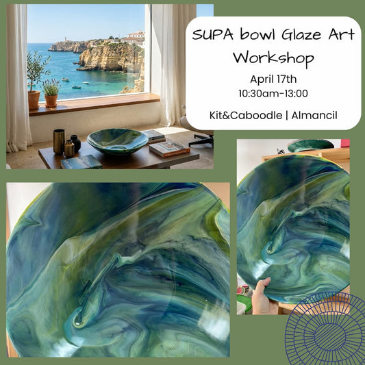 Workshop «Glaze Art» SUPER Bowl | (Deposit Only) | Almancil – April 17th ALMANCIL
