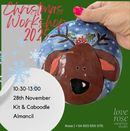 Festive Ceramics Workshop - November 28th ALMANCIL