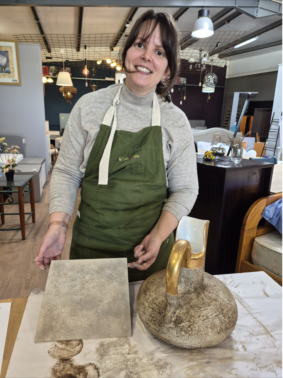Lampshade Base Upcycling - Wednesday 3rd February - ALMANCIL