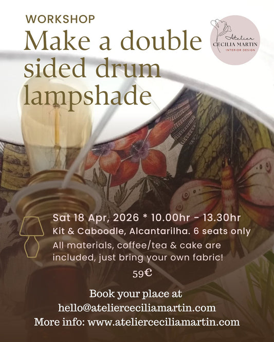Lampshade Drum Workshop - Sat 18th April - ALCANTARILHA