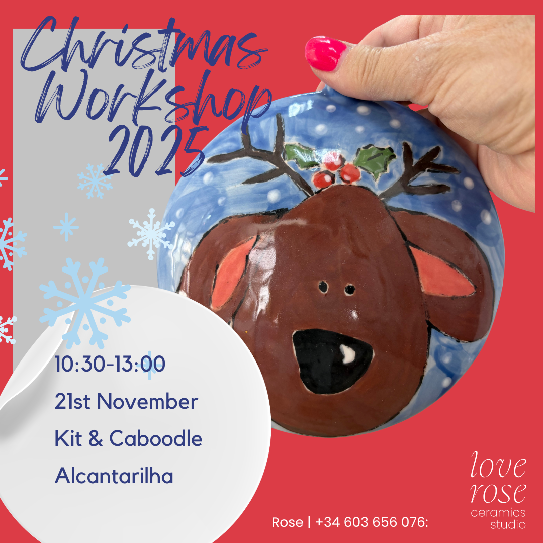 Festive Ceramics Workshop - November 21st ALCANTARILHA