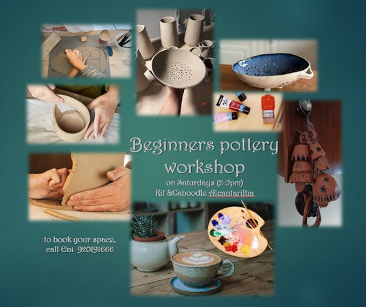 Beginners Pottery Workshop - Alcantarilha 11th April and 18th April