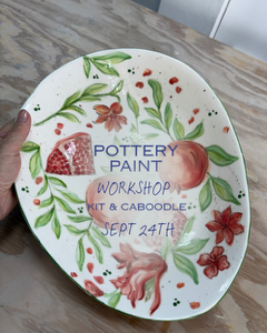Paint Your Own Artisan Salad Bowl Workshop | 24 September | Kit & Caboodle Almancil